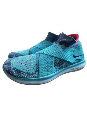 Nike Free RN Motion Flyknit Running Shoes Slip-On Lightweight Womens Size 8